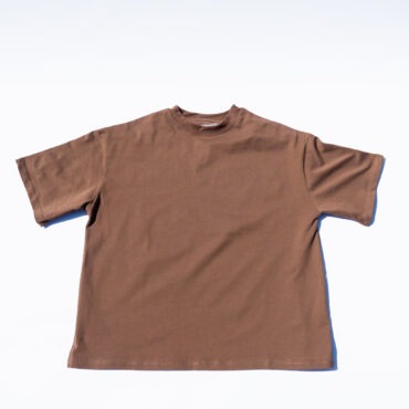 Everyday Oversized Boxy Tee - Brown