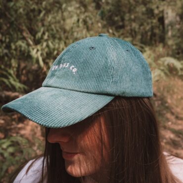 Sea-Green Cord Cap