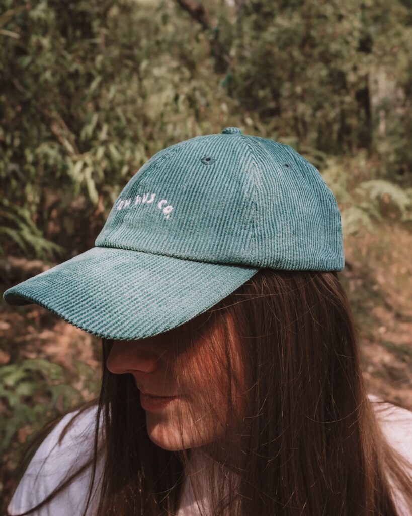 Sea-Green Cord Cap