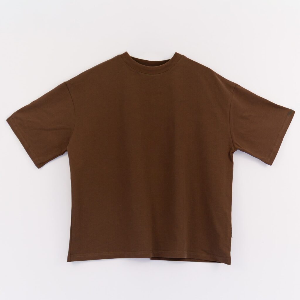 Everyday Oversized Boxy Tee - Brown